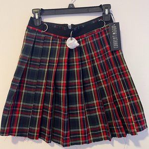 Crimson Dress Code Plaid Skirt  (NEVER WORN) (BRAND NEW) (WITH TAGS)